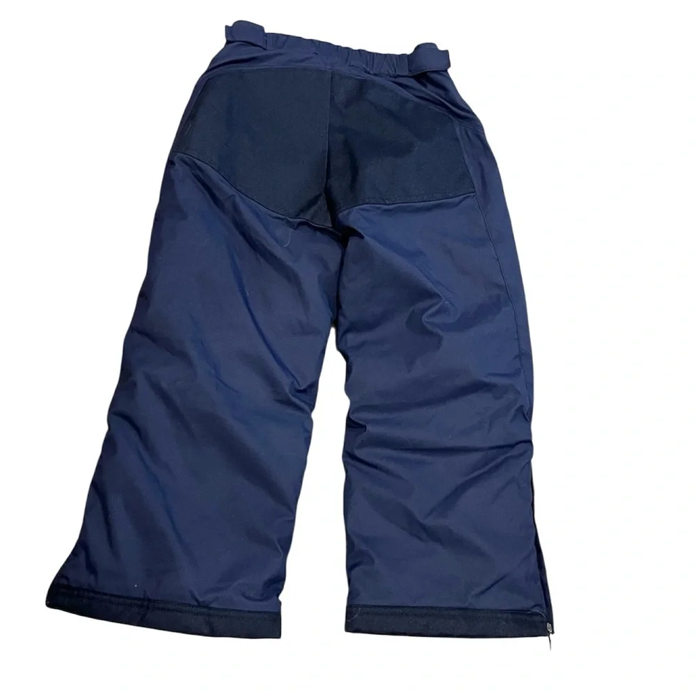 L.L.Bean navy blue cold buster snow pants reinforced knees size 5-6